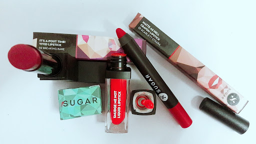 ONE BRAND SUGAR COSMETICS – LIPSTICK REVIEW AND SWATCHES