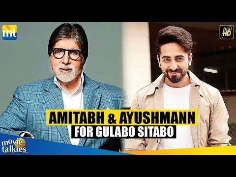 FIRST LOOK OF AYUSHMANN KHURANA AND AMITABH BACHCHAN IS REVEALED ON THE SETS OF GULABO SITABO