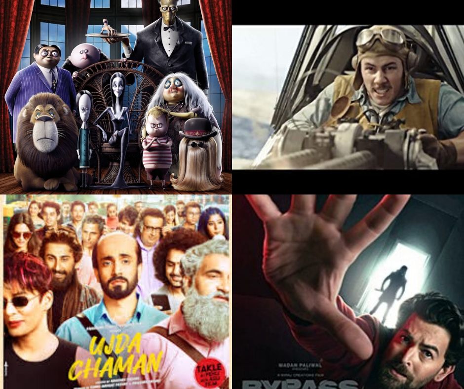 Movies this week release in theatres: The Adams Family, Midway, Bypass Road, and Udja Chaman