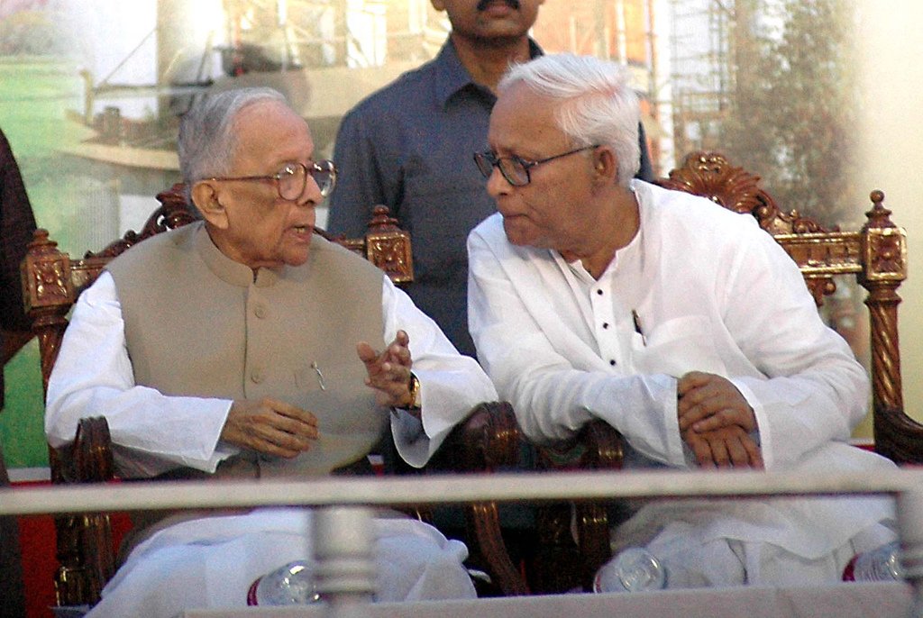 Jyoti Basu and Buddhadeb